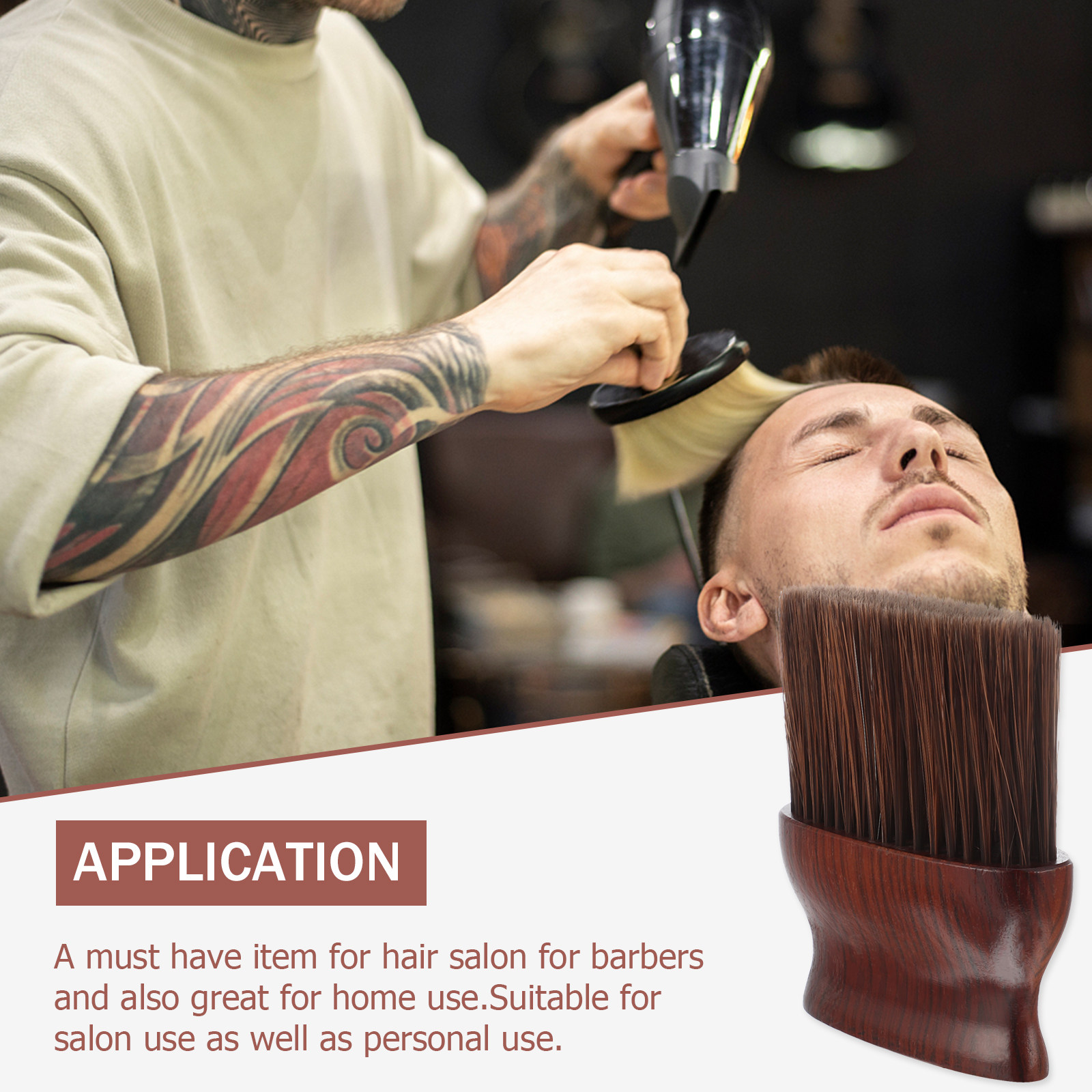 فرشاة تنظيف الرقبة ذات شعيرات  - مراجعة Neck Duster Brush Barber Salon وسعره