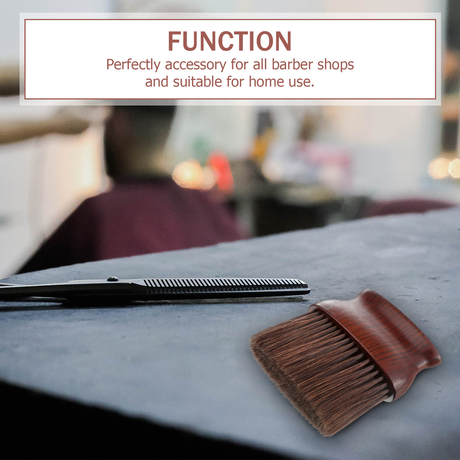 فرشاة تنظيف الرقبة ذات شعيرات  - مراجعة Neck Duster Brush Barber Salon وسعره