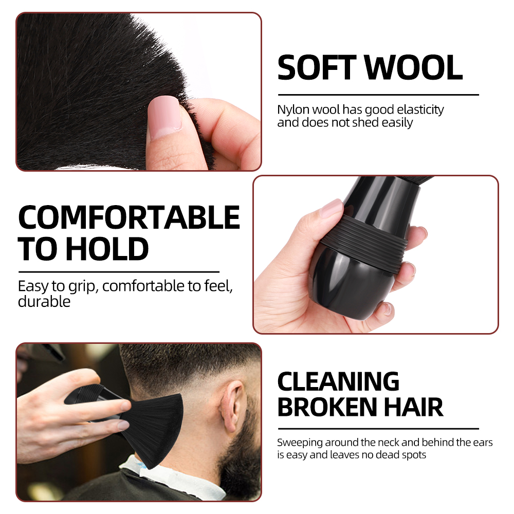 فرشاة تنظيف الرقبة الاحترافية  - مراجعة Neck Duster Brush Barber Salon وسعره