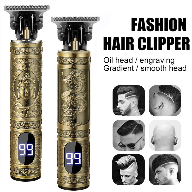 T9 مقص الشعر اللاسلكي اللحية ا - مراجعة Cordless Hair Clippers Professional Barber وسعره
