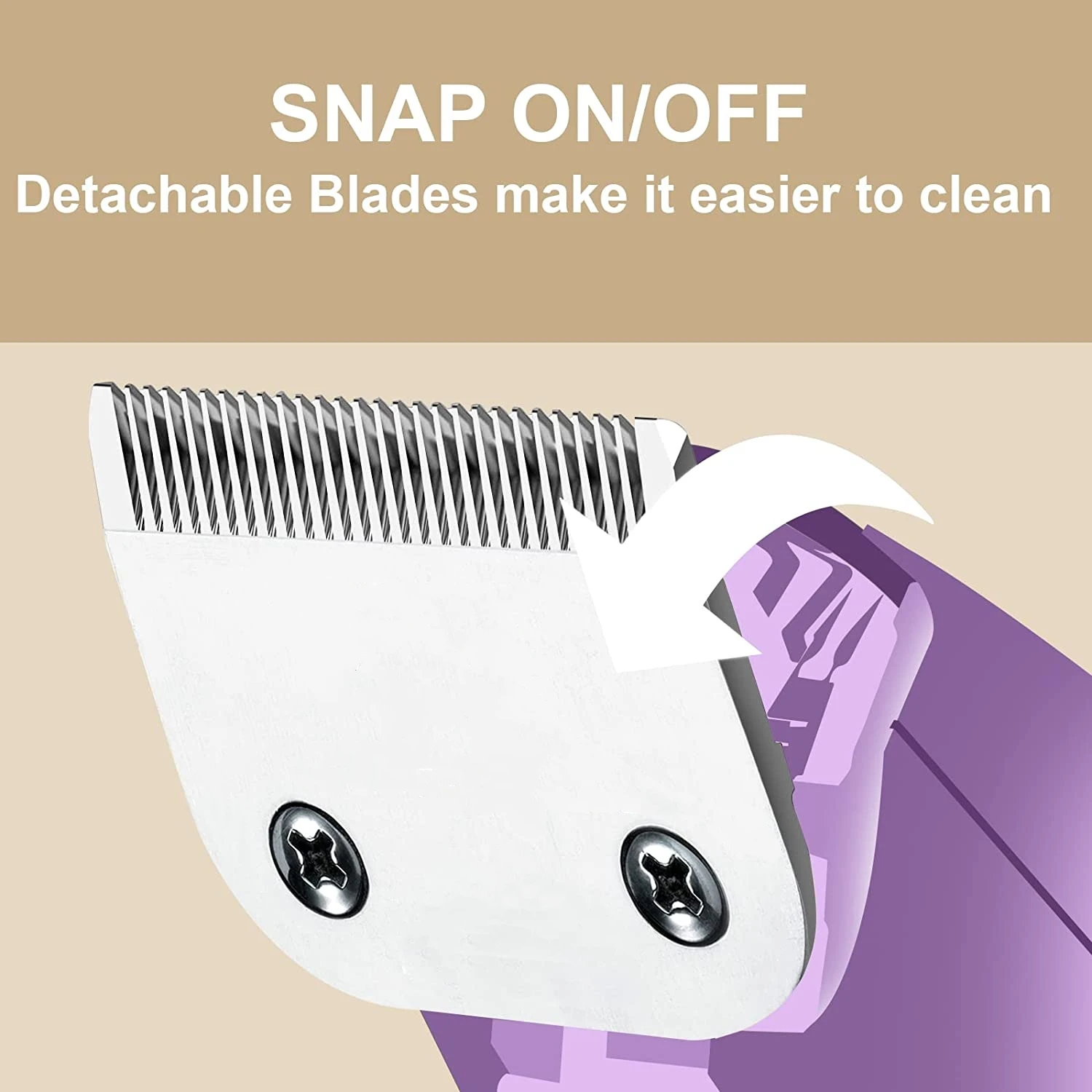 شفرة سيراميك لقص الكلاب الأليف - مراجعة Hair Clipper Ceramic Blade Replacement وسعره