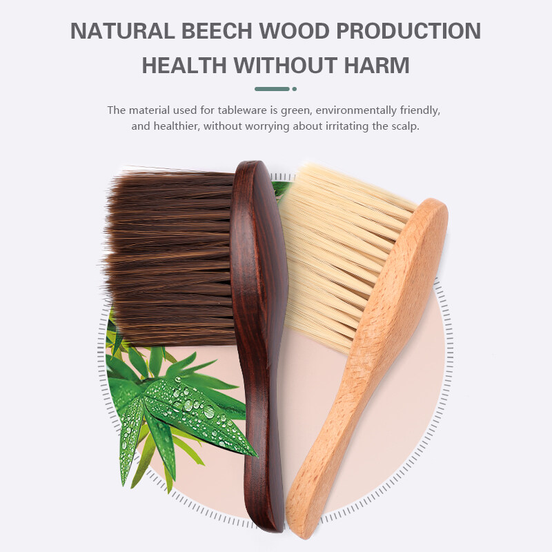 فرشاة منفضة رقبة حلاقة ، تنظيف - مراجعة Neck Duster Brush Barber Salon وسعره