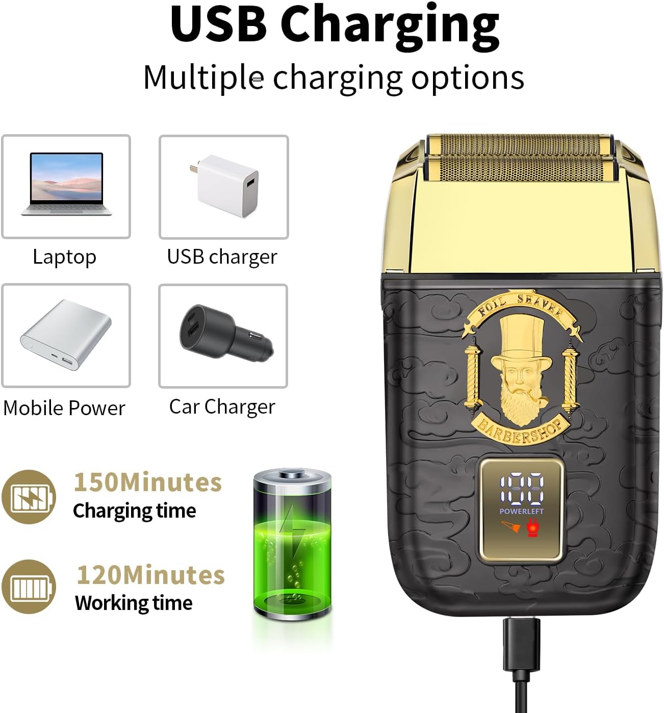 ماكينة حلاقة كهربائية لاسلكية  - مراجعة Foil Shaver Cordless Electric Bald Head وسعره