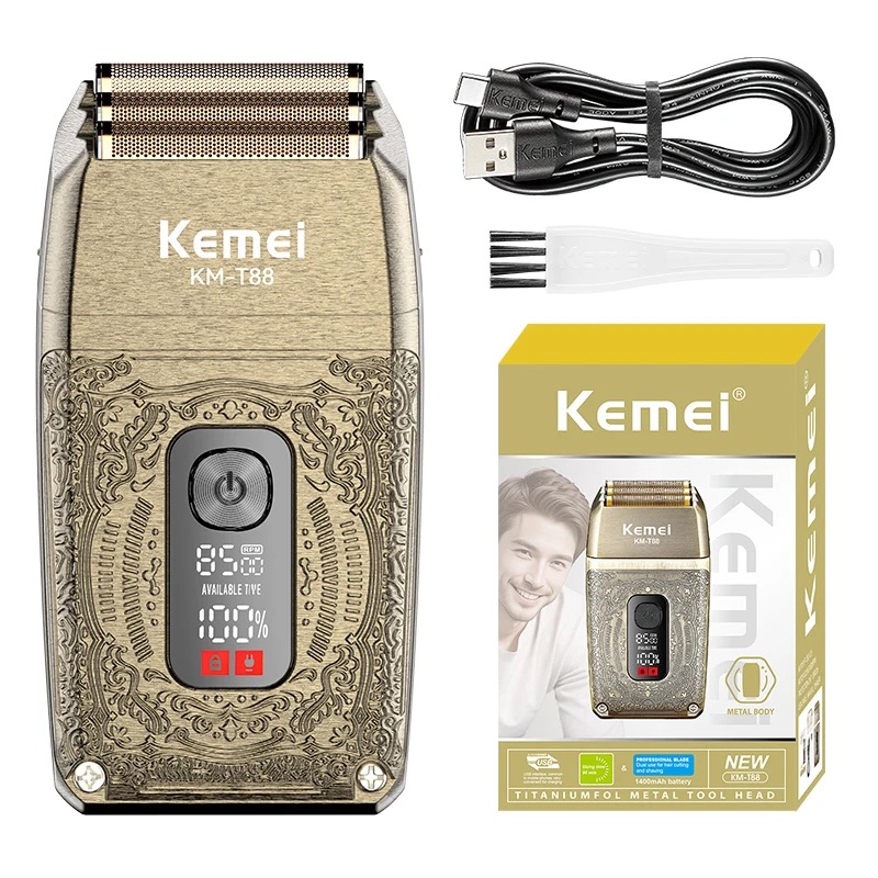 شفرات حلاقة كهربائية ثلاثية من - مراجعة Foil Shaver Cordless Electric Bald Head وسعره
