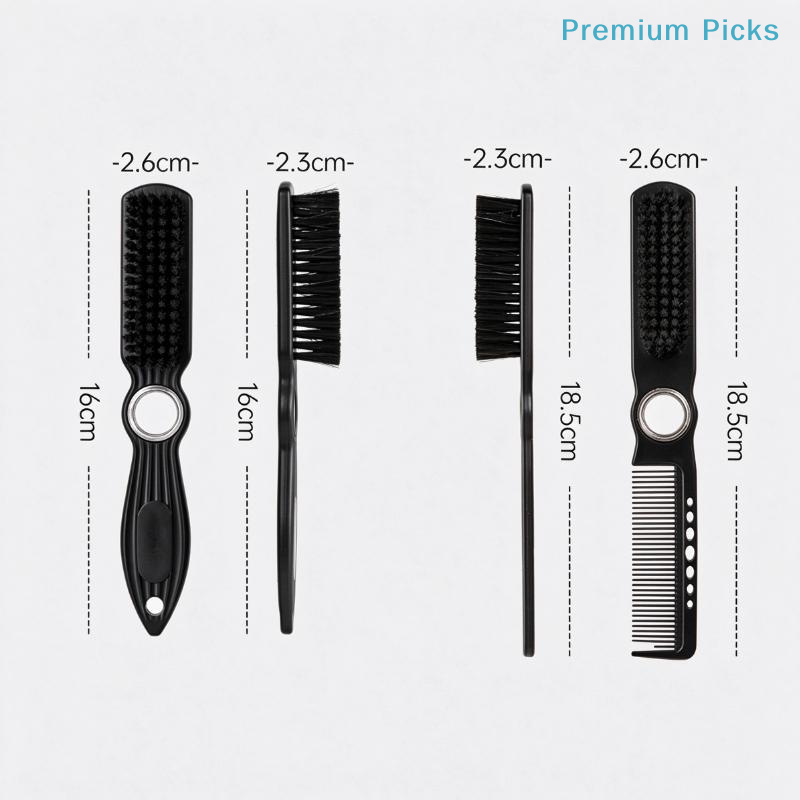 محمول360 °   فرشاة حلاقة دوارة - مراجعة Fade Brush Barber Soft Bristle وسعره