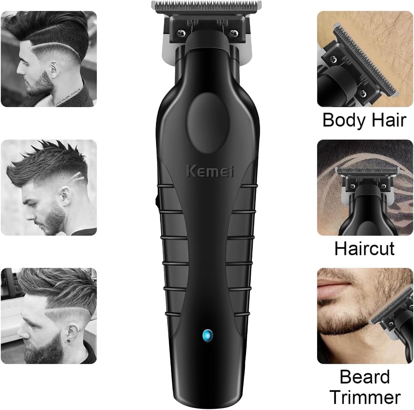 Kemei 2299 ماكينة حلاقة بدون ف - مراجعة Cordless Hair Clippers Professional Barber وسعره