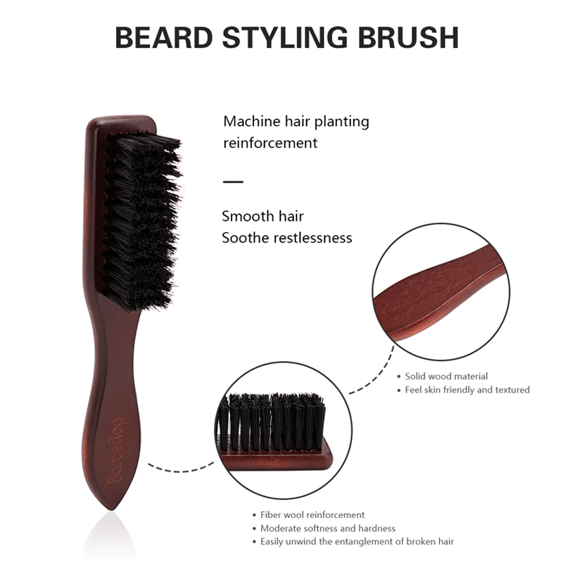 Barbertop الرجال اللحية فرشاة  - مراجعة Neck Duster Brush Barber Salon وسعره