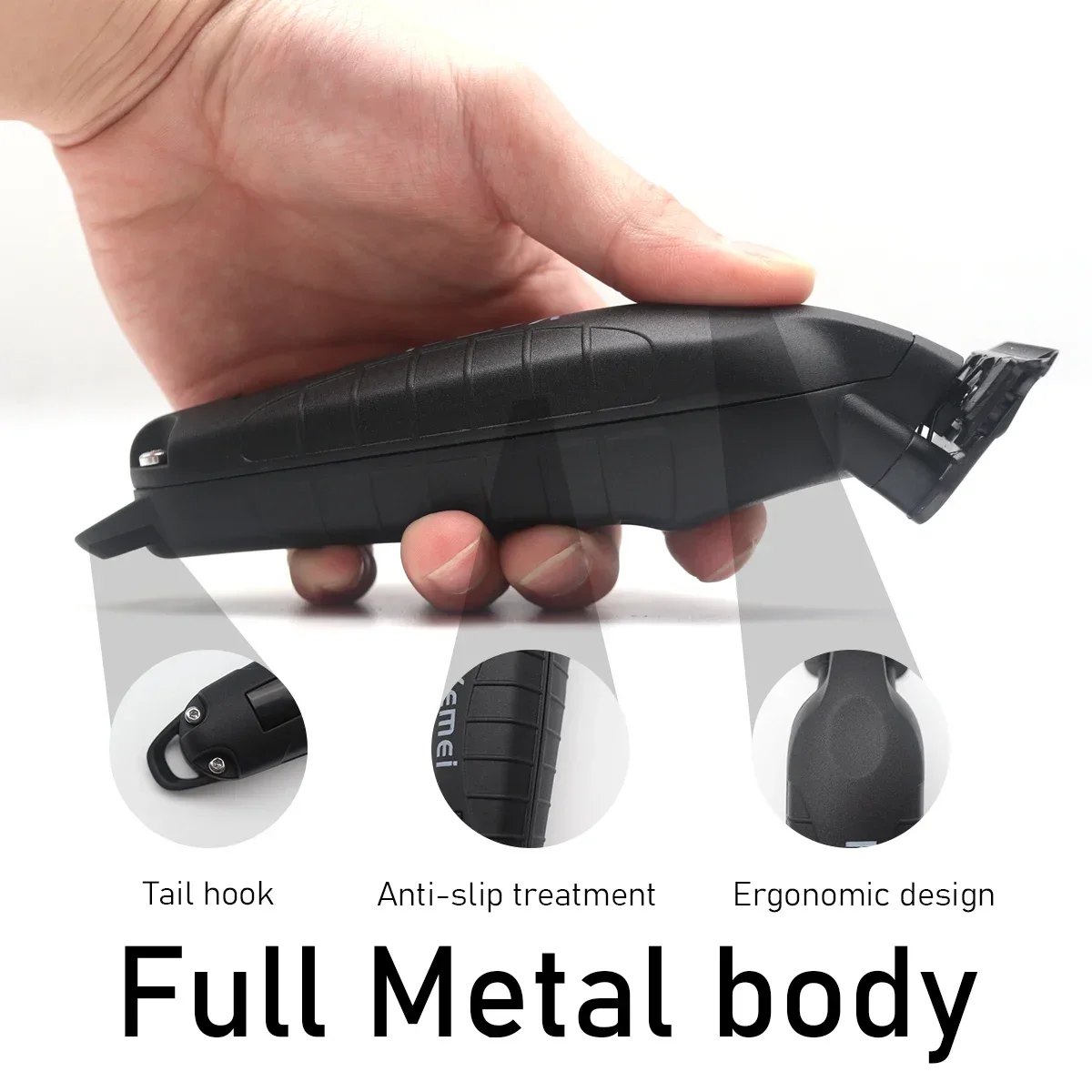 Kemei KM-2293 ماكينة تشذيب احت - مراجعة Zero Gapped T Blade Hair Trimmer وسعره