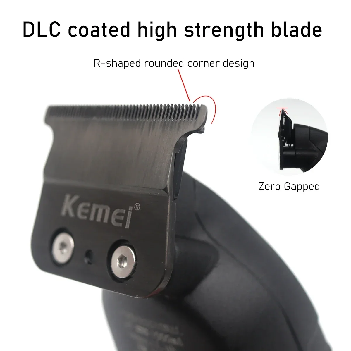 Kemei KM-2293 ماكينة تشذيب احت - مراجعة Zero Gapped T Blade Hair Trimmer وسعره